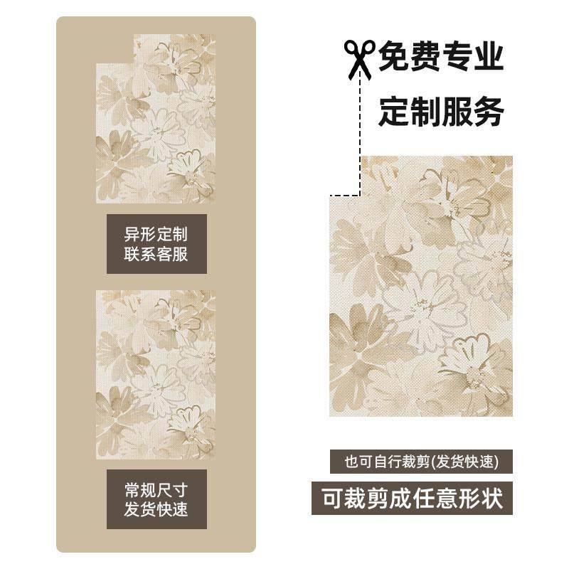 原木风地垫入户门垫高级感日式防水进门口脚垫玄关客厅防滑门前垫,淘宝优惠券,粉丝福利购,淘宝优惠卷