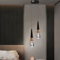 Fumi  Black Gold Modern Pendant Light Integrated LED Bubble