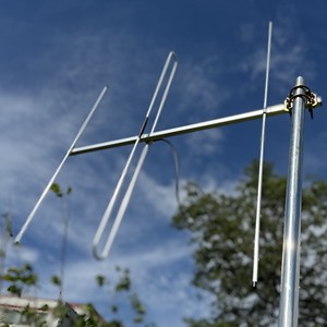 八木天线v段145MHZ车载台天线对讲机VHF甚高频天线收音对讲系统业余无线电135/150MHz八重洲建伍车台天线HAM