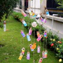 Wind Suzuki Diy Material Package Hanging Decoration Door Ornament Handmade Nursery Parenting Activities Glass Bottle Creative Gifts