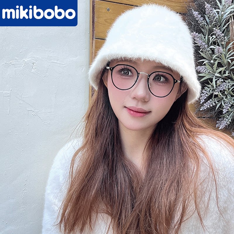 mikibobo近视镜框女眼镜近视女防蓝光辐射近视眼可配高度度数