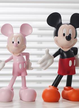 网红迎宾米奇摆件玄关客厅电视柜酒柜卡通公仔米老鼠展示柜装饰品