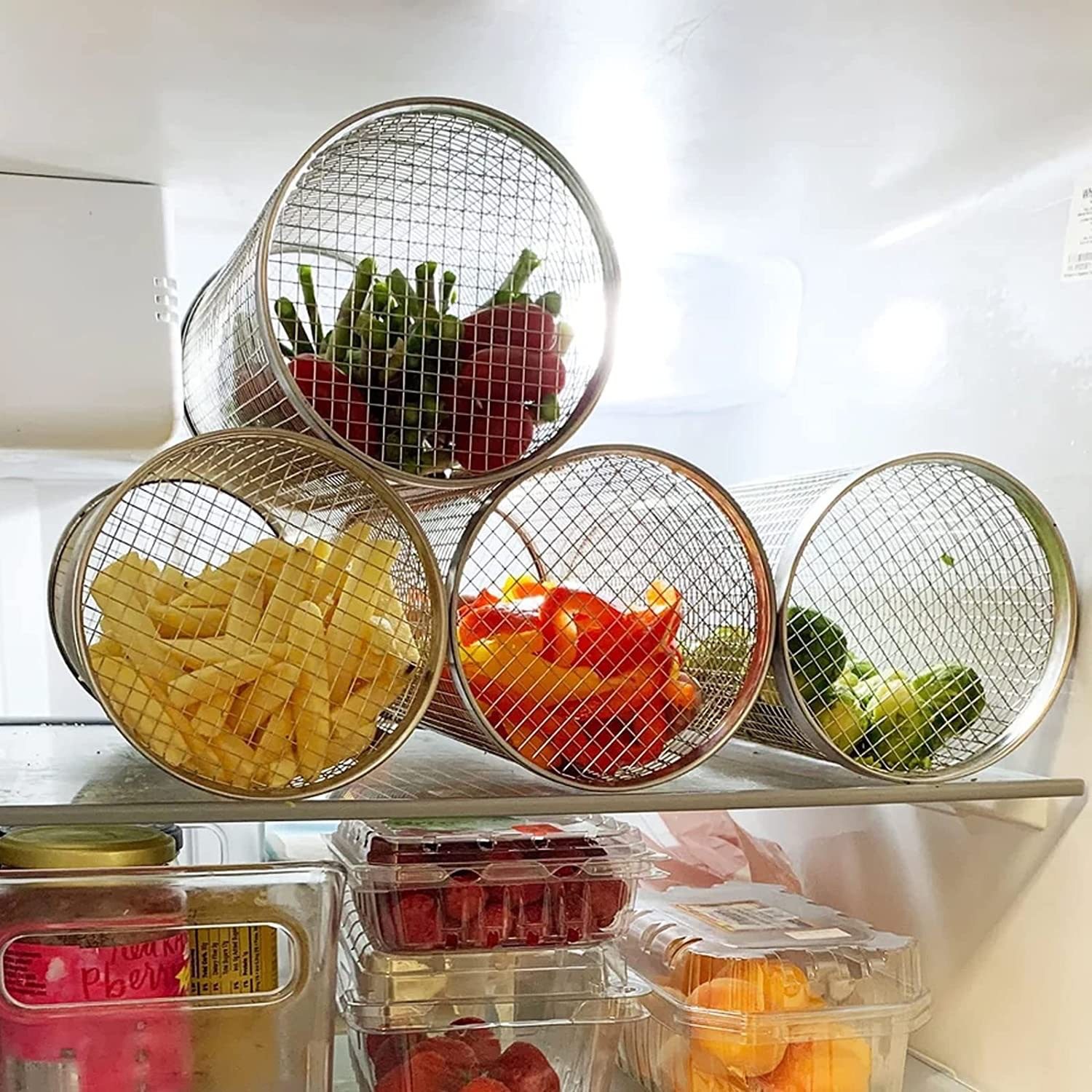 大秦左岸304不锈钢烧烤笼烧烤架网篮滚动笼烧烤配件工具网烧烤网,淘宝优惠券,粉丝福利购,淘宝优惠卷