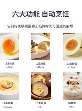 德国煮蛋器蒸蛋器多功能自动断电家用小型迷你宿舍煮鸡蛋早餐神器