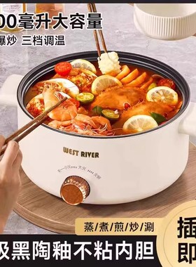 德国全自动电蒸锅电火锅一体电炒锅多功能电煮锅蒸煎炒不粘烹饪锅