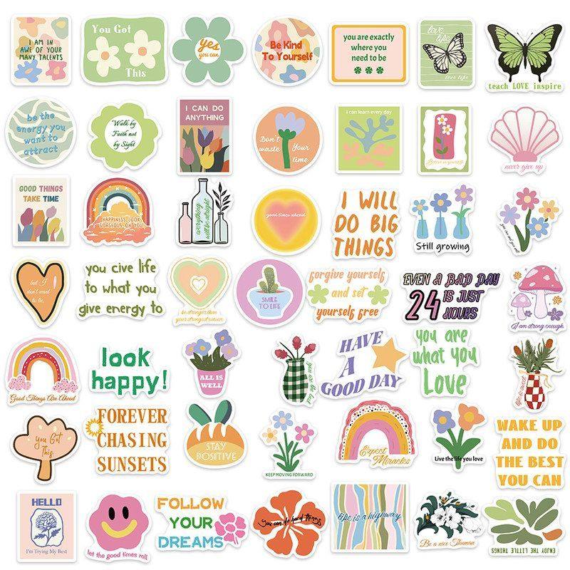 个性50吉他张粉绿笔记本贴纸贴画行李箱防水丹麦装饰励志原创DIY,淘宝优惠券,粉丝福利购,淘宝优惠卷