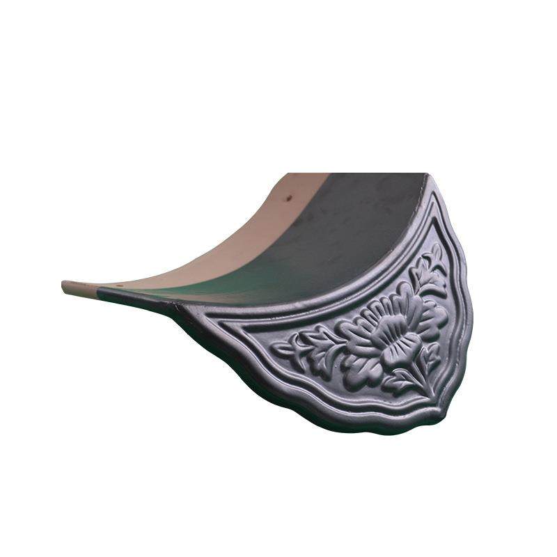 仿古建筑园林彩色琉璃瓦屋檐别墅带釉小青瓦寺庙墙头双筒仿古青砖,淘宝优惠券,粉丝福利购,淘宝优惠卷