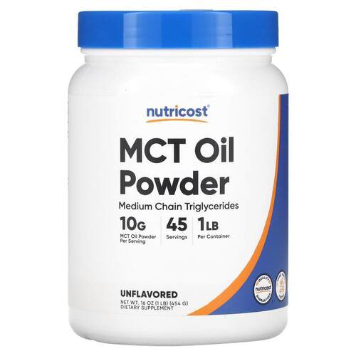 Nutricost,MCT Oil Powder, Unflavored, 8.1 oz (227 g) - 图0
