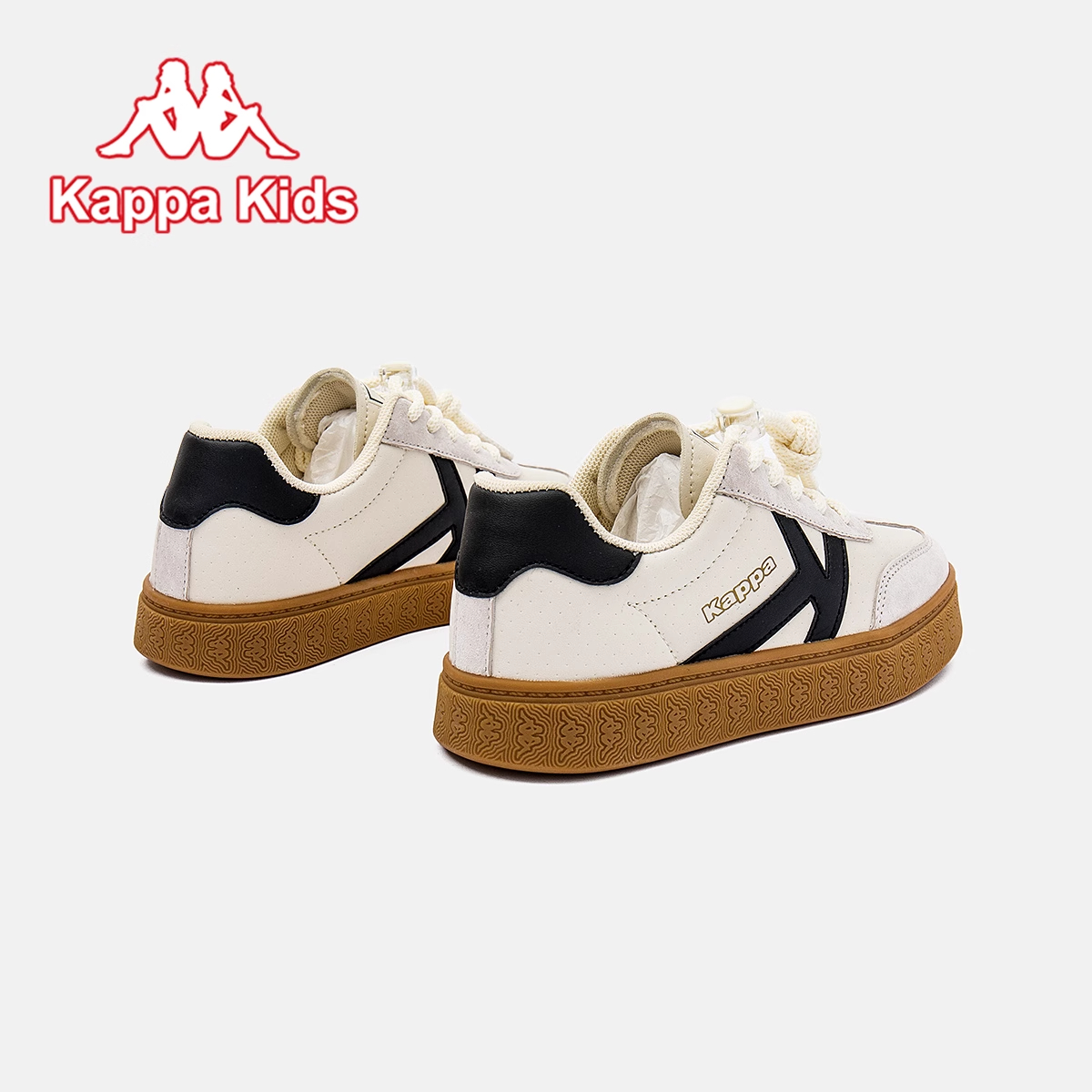 kappa kids卡帕2025新款春秋大童男童鞋子女童儿童休闲运动板鞋