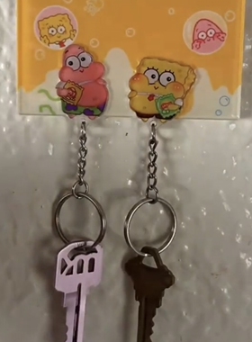 蜡笔小新磁吸冰箱贴钥匙扣