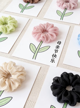 幼儿园手工DIY大肠发圈贺卡花束