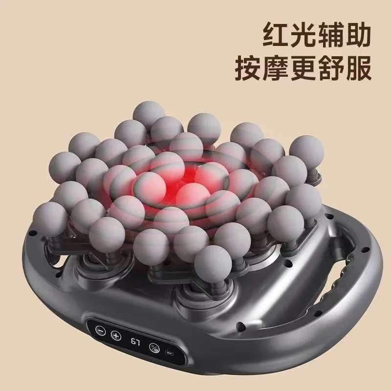 志高新款筋膜枪腿部按摩仪器棒三十六头专业级全自动揉捏全身按摩,淘宝优惠券,粉丝福利购,淘宝优惠卷