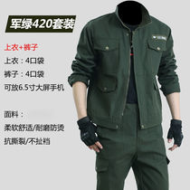 Left Sguest Hostages Anti Burn Work Suit Mens Summer Money Labor Welders Wear wear resistant workwear Site Electrical welders