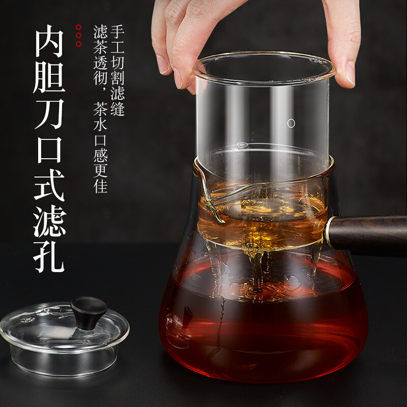 金杞迷你电陶炉茶炉煮茶器家用玻璃泡茶壶小型光波炉铁壶电磁茶炉 - 图2