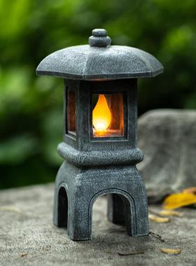 户外覆古庭院太阳能装饰灯饰品景观花园日式阳台景观创意别墅建筑