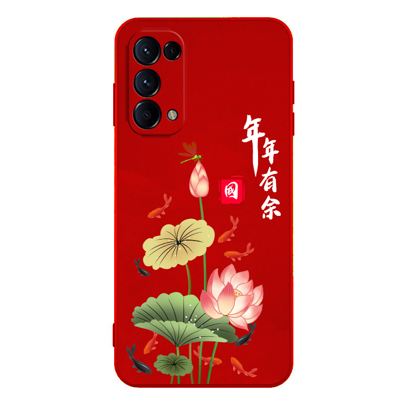 适用OPPOReno5手机壳OPPOReno5pro硅胶OPPReno5pro+软壳OPOP Reno5k全包PEGM10防摔PEGM00中国风PDSM00女款女 - 图3