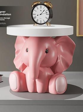 创意大象家换鞋凳客厅入口装饰品家庭装饰简单的孩子的凳子生日礼