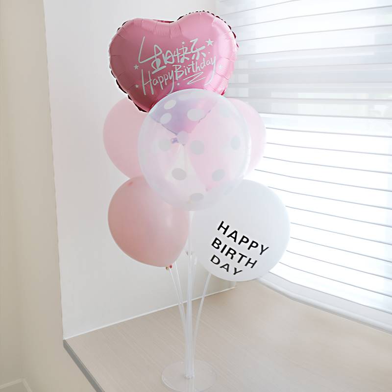 大号空心形铝膜气球情人节求婚表白老公老婆生日布置装饰拍照道具 - 图1