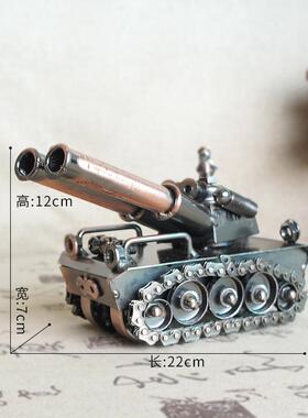 坦克模型电镀带轮子坦克新款金属工艺品实力厂家手工打造T003 6