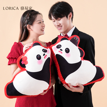 Loci Home DR Private wedding room with pillow press-bed dolls a couple to get married and send new gifts to the wedding Gongzai