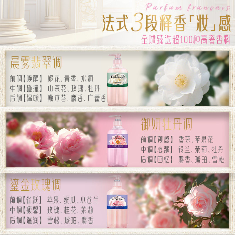 艾诗香奢美肌沐浴乳家庭装