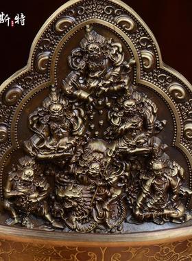 欧斯特 尼泊尔水供财神五路财神摆件 佛具用品财神水供杯佛具用品