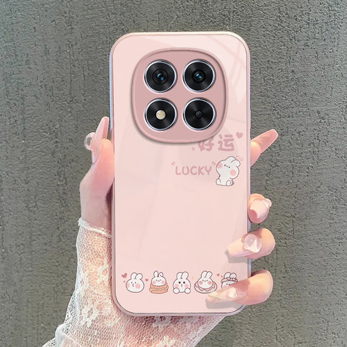 适用红米Note15Pro手机壳RedmiNote15十保护套Redmi小米新款液态硅胶全包防摔外壳RED加5G+115G男女好运兔子 - 图3