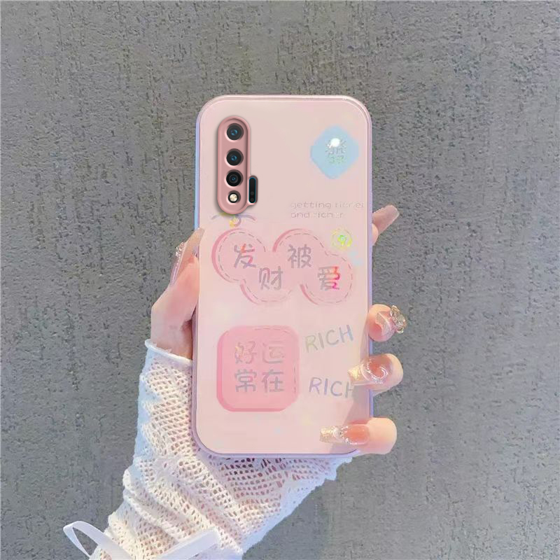 适用华为Nova6手机壳5G版nove64G保护套novo新款nava专用navo硬玻璃nave全包n0va防摔note六n6nv男女诸事顺遂 - 图2