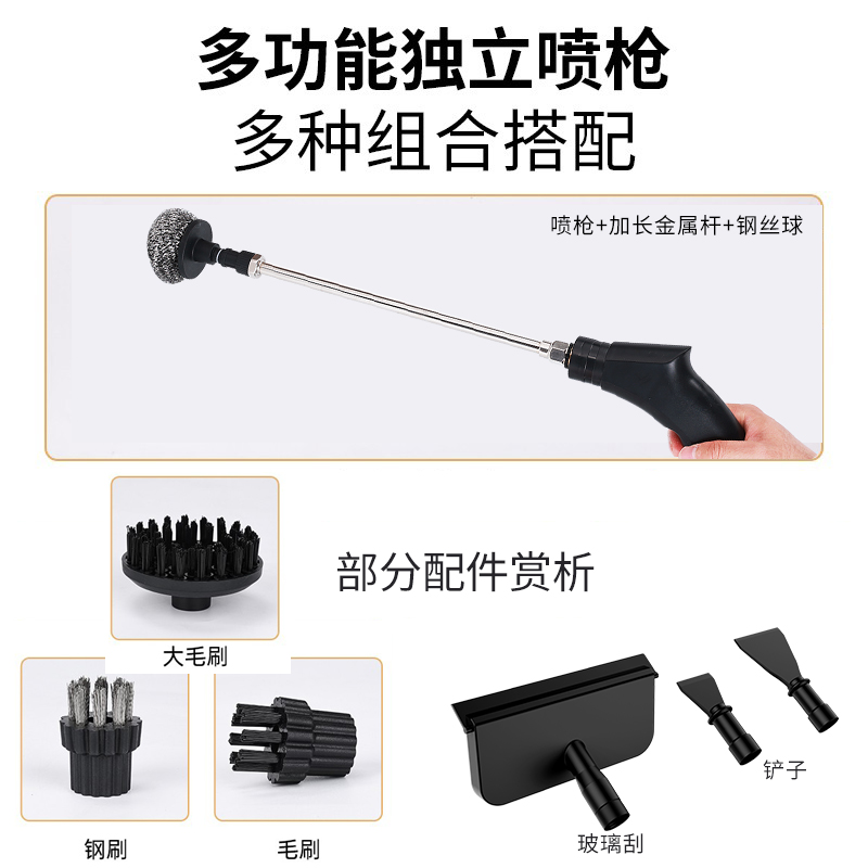 思美达高温高压蒸汽清洁机家用小型厨房空调家电油烟清洗机消毒机 - 图1