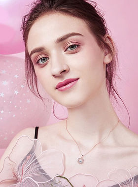 弥恋定制足银999项链女跳动的心吊坠刻字锁骨链生日礼物送老婆【