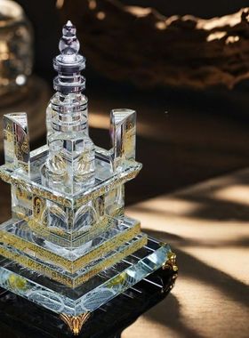 水晶舍利塔阿育王塔密封装