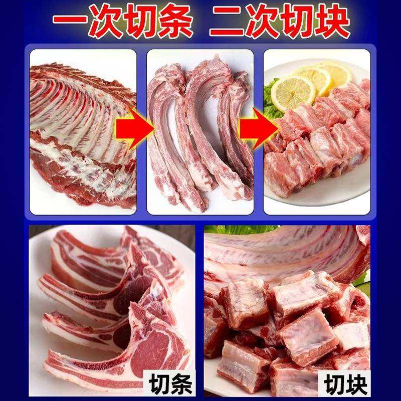 大型排骨切条切块机猪蹄羊腿分条切块机鸡鸭鱼冻肉开条切块一体机,淘宝优惠券,粉丝福利购,淘宝优惠卷