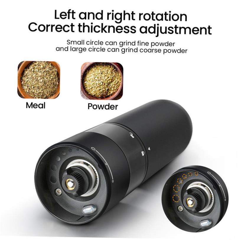 Electric Automatic Mill Pepper And Salt Grinder USB Charging-图1