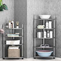 Toilet SHELF BATHROOM FACE BASIN RACK TRIANGLE CONTAINING SHELF WALL CORNER STAINLESS STEEL HOME TOILET SUPPLIES GRAND TOTAL