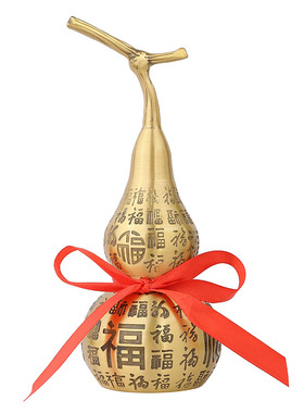 纯铜葫芦摆件家居饰品