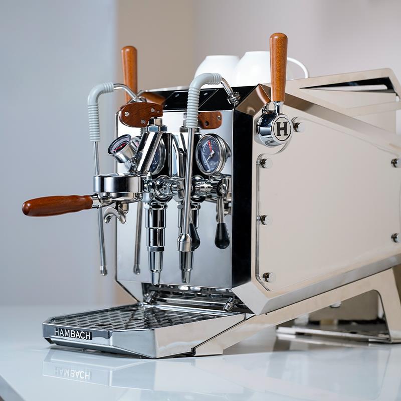 Hambach汉巴赫7001/7002半自动咖啡机意式家用商用专业E61咖啡店 - 图1