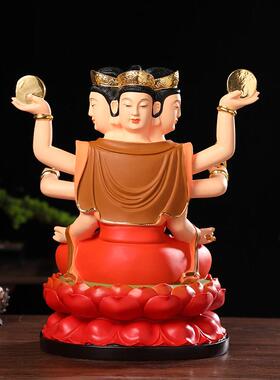 斗姆元君树脂佛像斗姥 斗/母娘娘神像供奉家用摆件12寸16寸19寸