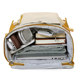 Trendy contrasting colors, versatile and fashionable unisex backpack