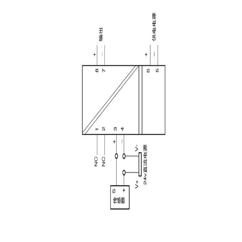 -050A转DC4-20ma输出jce变送器24v 20ma非接触电流测量模块AD取样 - 图2