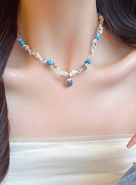 波西米亚海星项链女ins潮创意