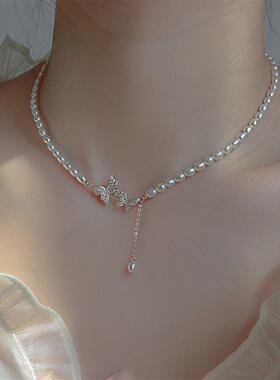 法式复古珍珠项链轻奢小众高级感