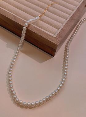 ins潮网红同款简约冷淡风珍珠