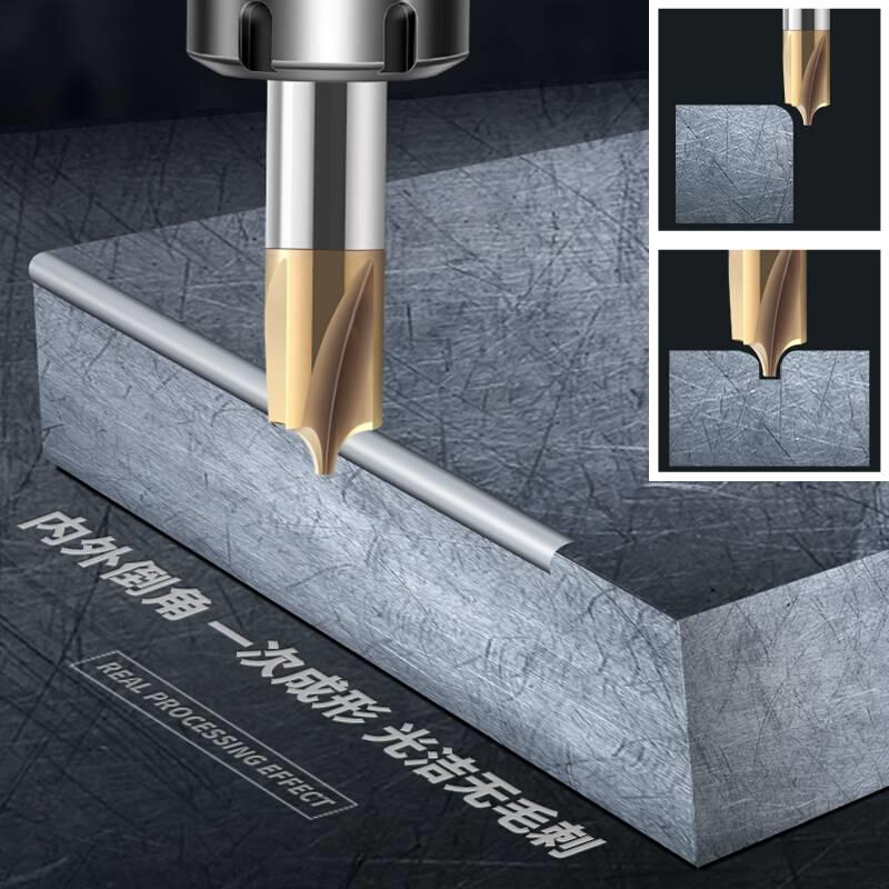 钨钢合金内R铣刀r角铣刀圆弧内R刀0.5 0.75 r2 r1.5铝用内r倒角刀 - 图1