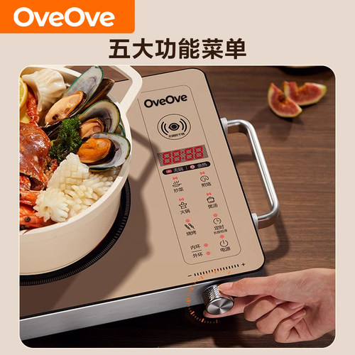 德国進口5000W新款电陶炉大功率智能电磁炉多功能爆炒光波炉家用 - 图2