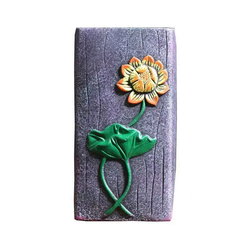 Ceramic big flowerpot, painted resin decor