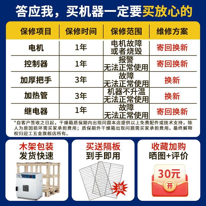 定制电热鼓风干燥箱双开前后门高温工业烘箱烤箱恒温实验室小型烘 - 图0