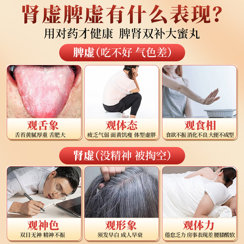 脾肾两助丸正品脾肾双补丸四肢乏力益气固肾补肾大蜜丸官方旗舰店 - 图1