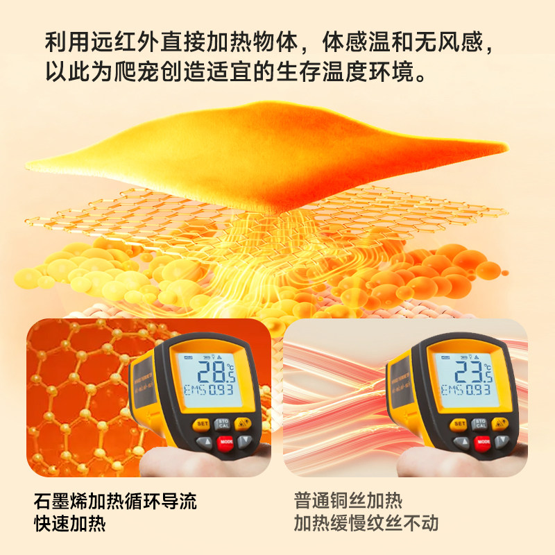 yee乌龟爬宠加热垫石墨烯恒温爬虫蜥蜴鱼缸角蛙守宫控温保温设备,淘宝优惠券,粉丝福利购,淘宝优惠卷