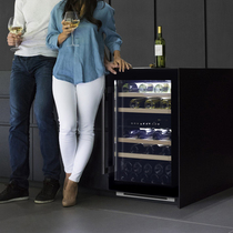Emperbele stage Frequency Conversion Embedded Red Wine Cabinet Thermostatic Wine Cabinet Tea Cigar Refrigerated Cabinet 40 Home