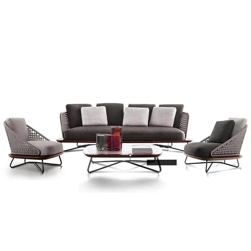 户外铝休金藤编沙59发茶几组合花园阳台闲沙发度合村假酒店柚木沙,淘宝优惠券,粉丝福利购,淘宝优惠卷